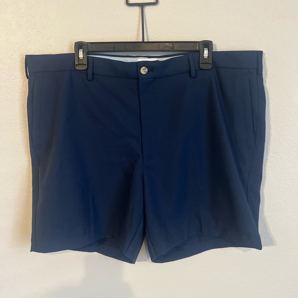 Peter Millar Crown Sport Golf Men Shorts Navy Blue Performance Sports Size 40